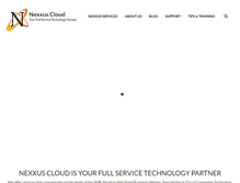 Tablet Screenshot of nexxuscloud.com